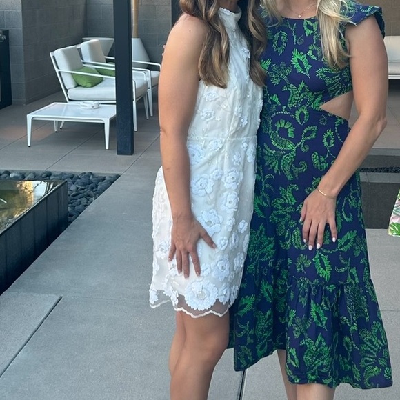 Milly Harriet Flora Sequin Halter Dress - Picture 6 of 8